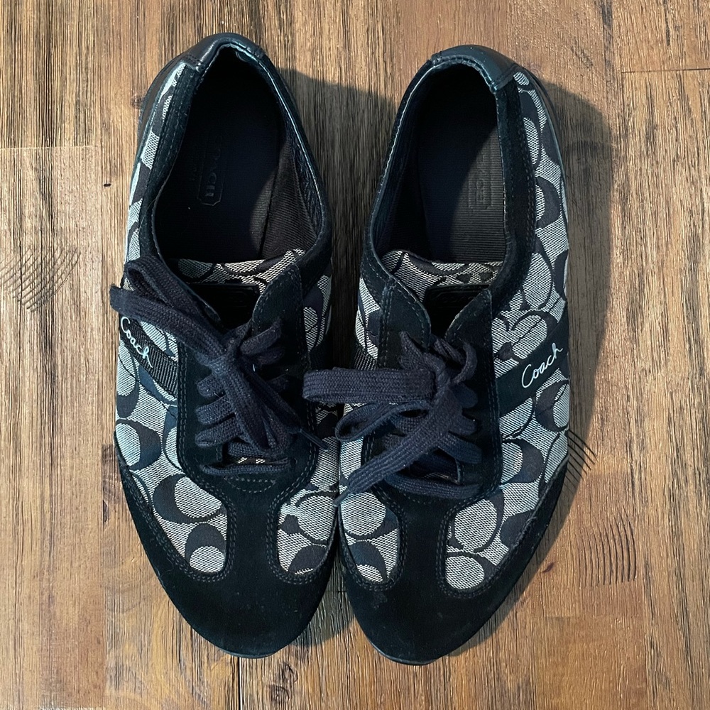 Coach Baylee sneaker, black, Size 10